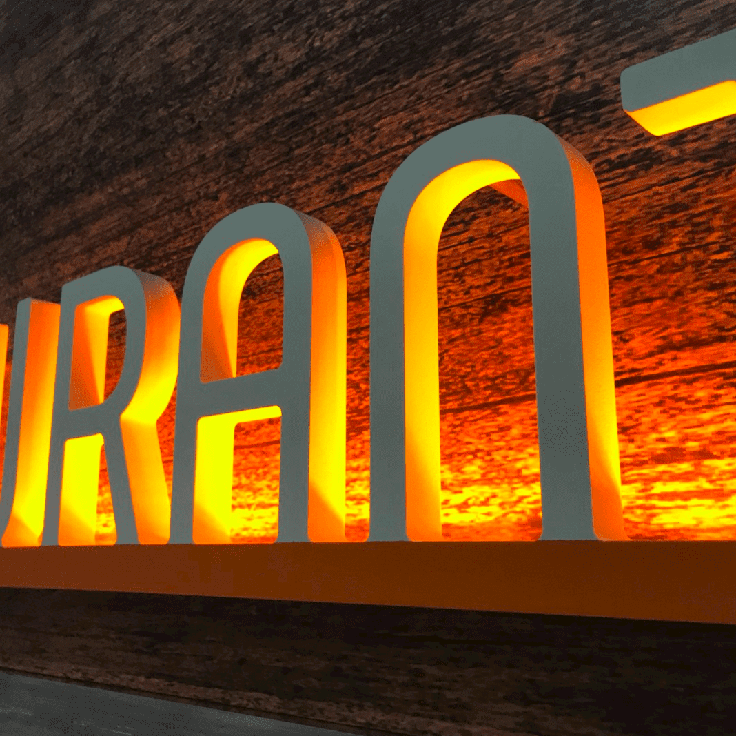 Enseigne 3d restaurant Enseigne 3d restaurant