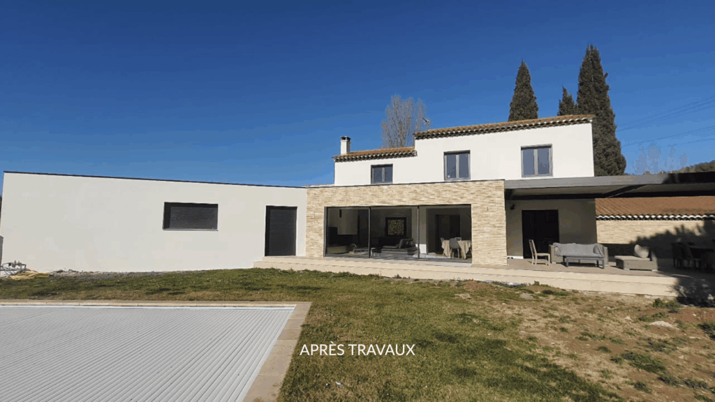 Extension & rénovation globale d'une maison en provence
